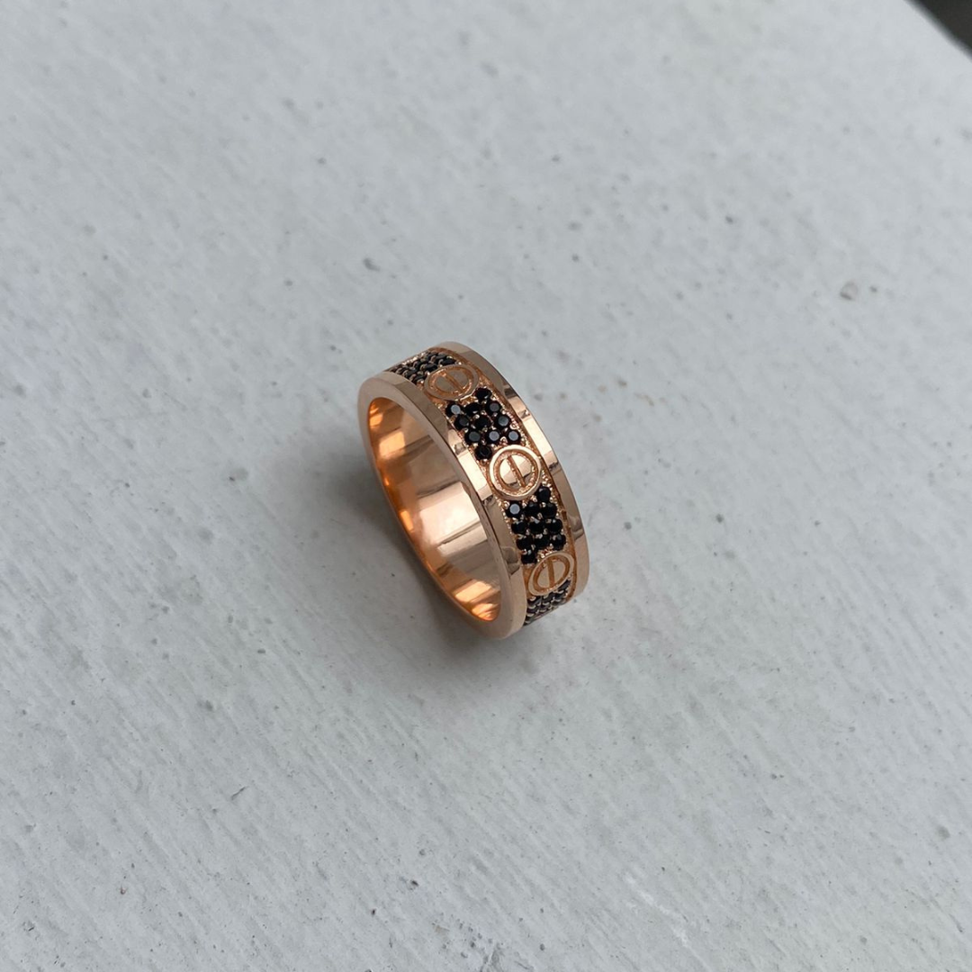 Anillo circones negros