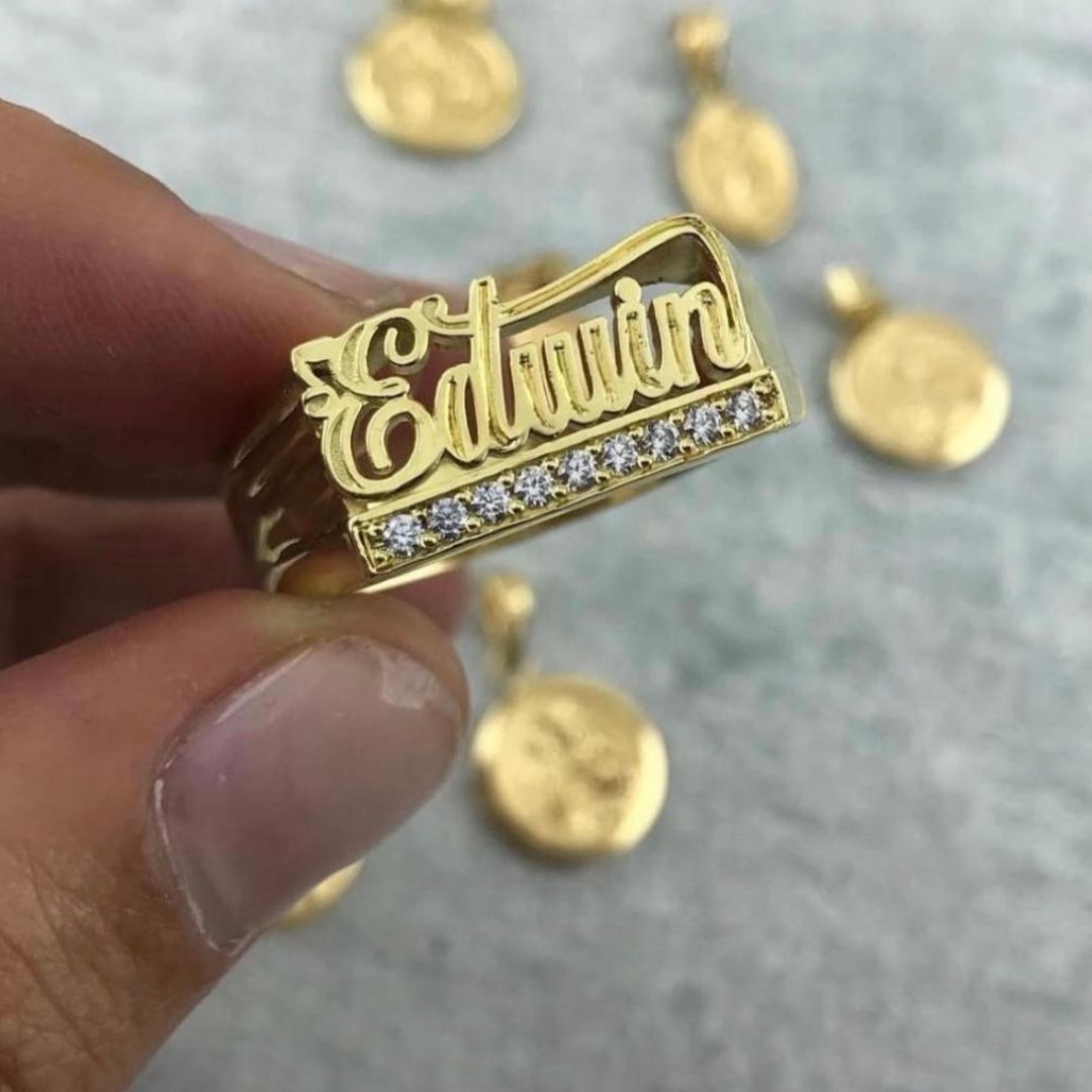 Anillo de Nombre Liso