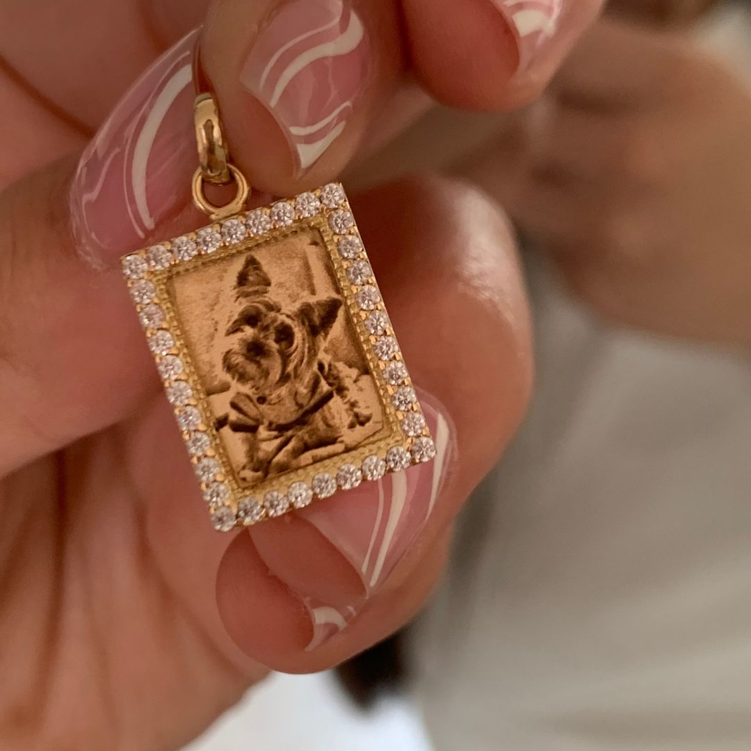 Dije de Placa con Imagen